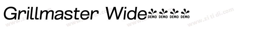 Grillmaster Wide字体转换 Grillmaster Wide字体转换